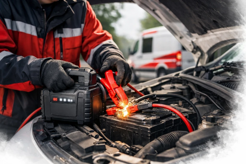 Dead battery jump start service Basildon for cars that will not start