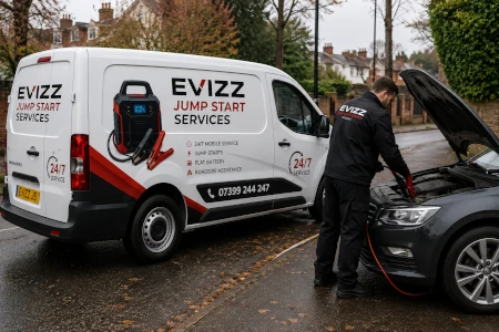 Jump start service for a car in Devon
